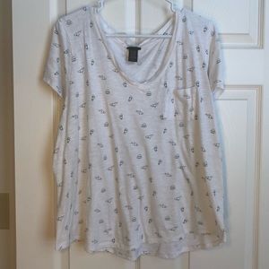 Torrid Shark Print Tee 🦈